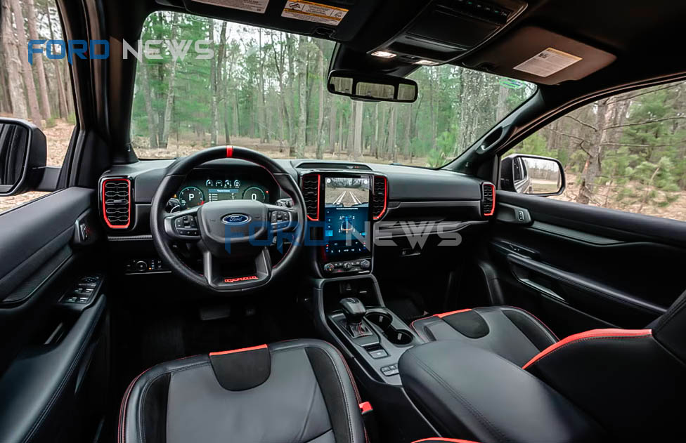 2024 Ford Ranger Raptor Interior